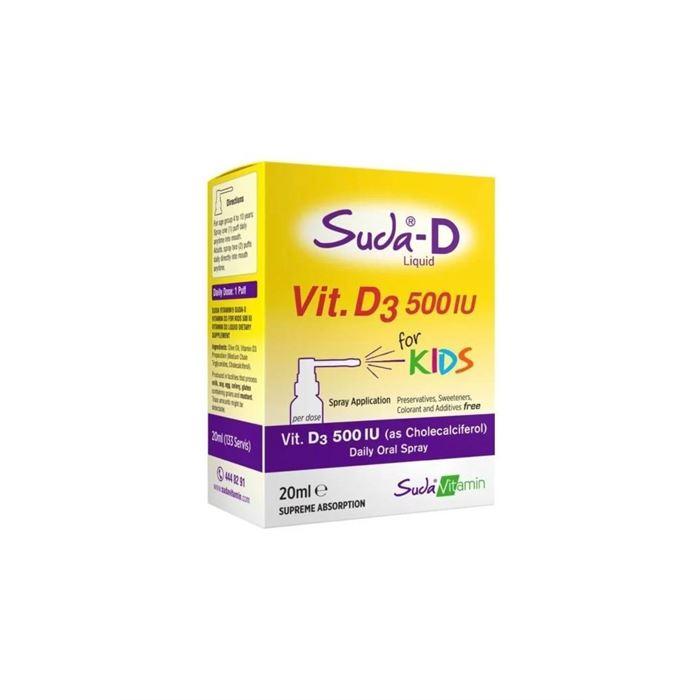Suda Vitamin Suda-D Vitamin D3 For Kids Spray 20ml - Çocuk Takviyesi