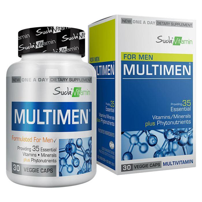 Suda Vitamin For Men Multimen 30 Bitkisel Kapsül - Erkekler İçin