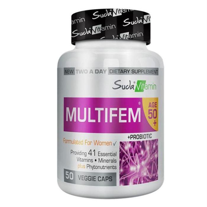 Suda Vitamin Multifem 50+ Womens Multivitamin 50 Kapsül - Takviye Edici Gıda