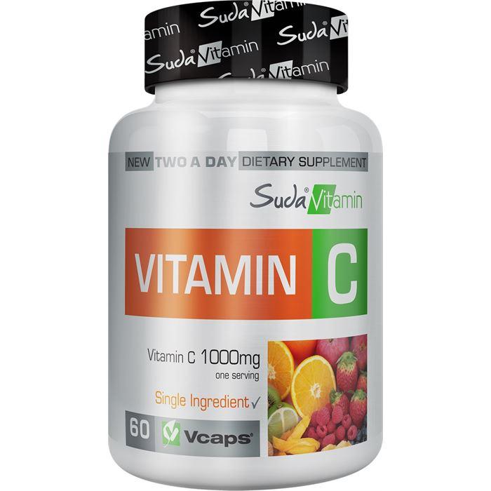 Suda Vitamin C Vitamin 1000 mg 60 Kapsül - Takviye Edici Gıda