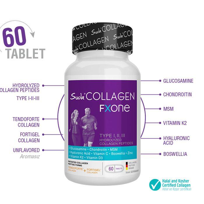 Suda Collagen Fxone 60 Tablet - Takviye Edici Gıda