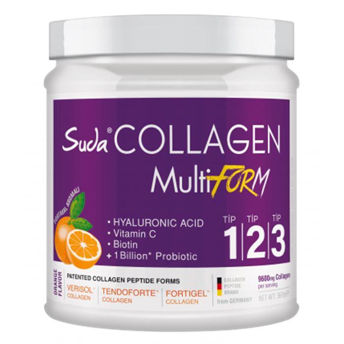 Suda Collagen Multiform Portakal Aromalı 360gr - Takviye Edici Gıda
