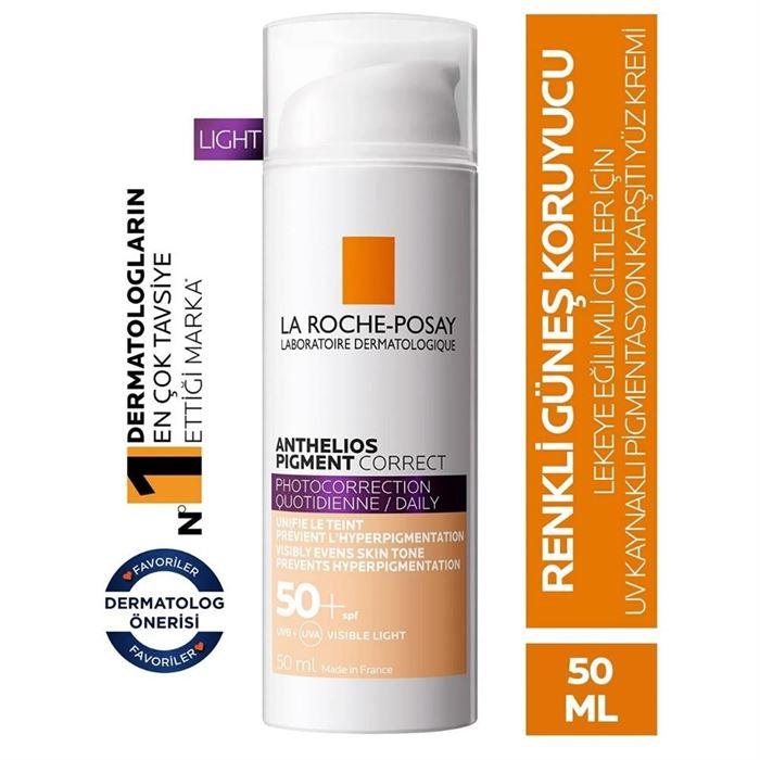 La Roche Posay Anthelios UV Daily Pigmentcorrect Light SPF 50+50ml - Leke Karşıtı