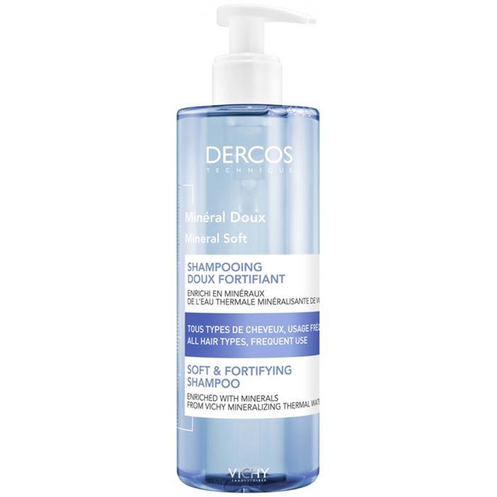 Vichy Dercos Mineral Soft Shampoo 400ml - Günlük Kullanım Şampuanı
