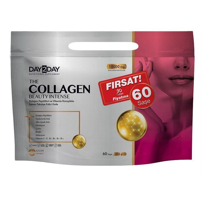 Day2Day The Collagen Beauty Intense 60 Saşe x 12 gr - Fırsat Ürünü