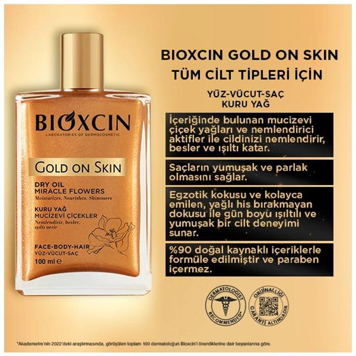Bioxcin Gold On Skin Vücut Yağı 100 ml - Kuru Yağ