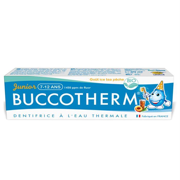 Buccotherm 7-12 Yaş Arası Diş Macunu 50 ml - Şeftali Buzlu Çay Aromalı 
