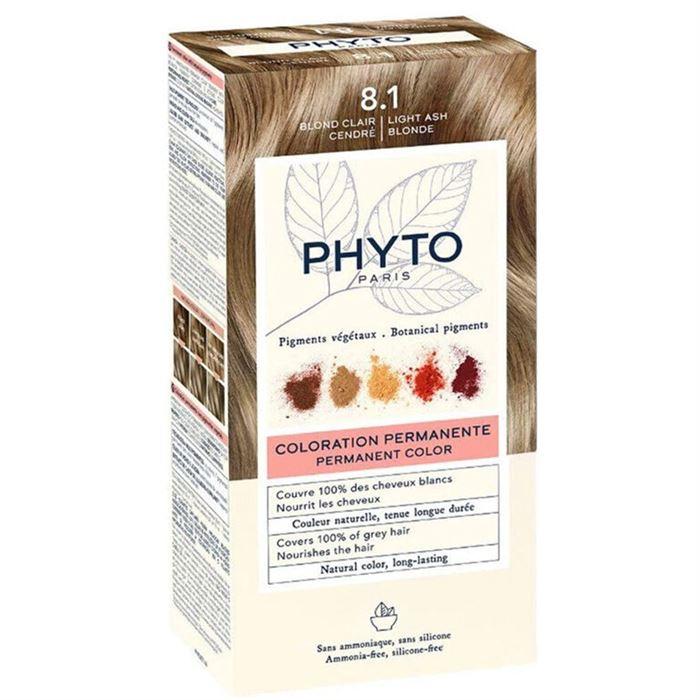 Phyto Phytocolor Bitkisel Saç Boyası - 8.1 Küllü Sarı