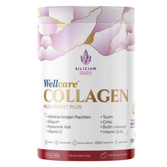 Wellcare Collagen Multi Boost Plus 10.000 mg 345 gr - Nar Aromalı 