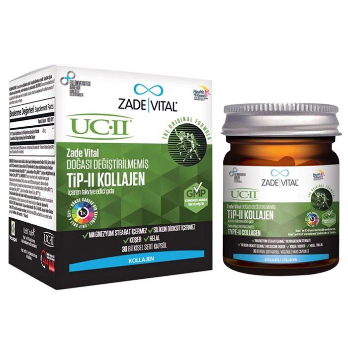 Zade Vital Tip 2 Collagen 30 Bitkisel Sert Kapsül - Takviye Edici Gıda