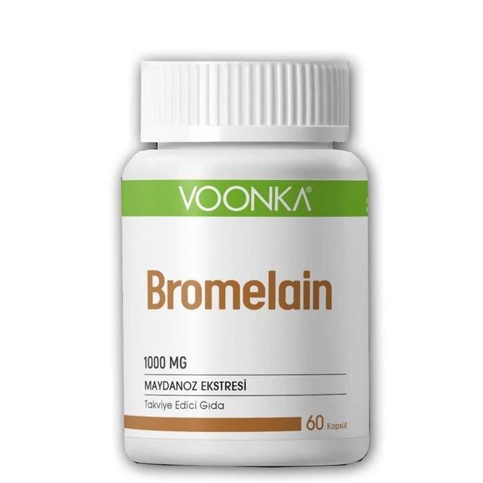 Voonka Bromelain 1000 mg 60 Kapsül - Takviye Edici Gıda 