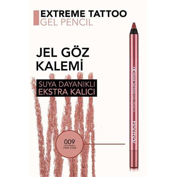 Flormar Extreme Tattoo Gel Pencil Göz Kalemi 09 Pink Star