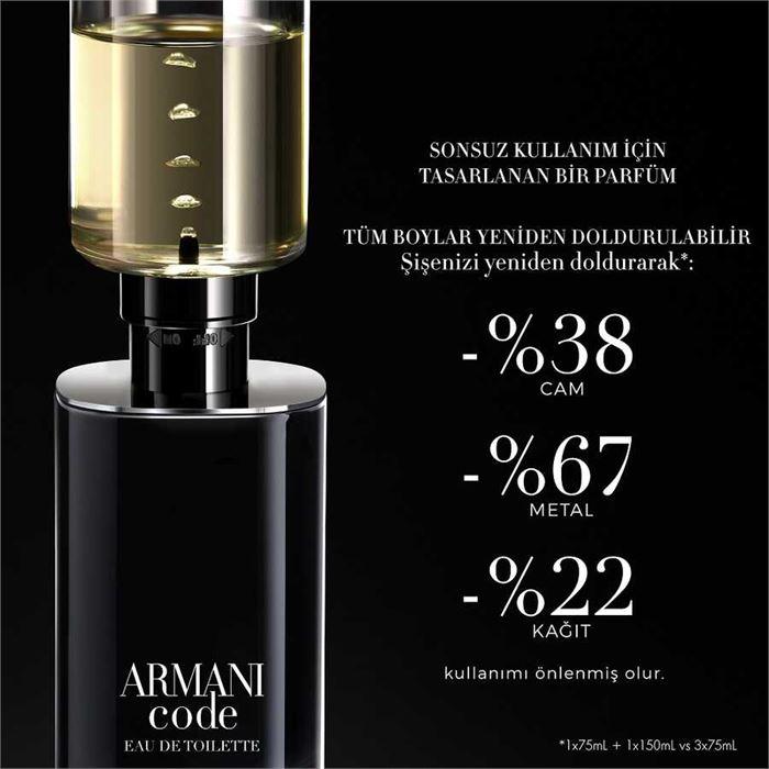 Giorgio Armani Code EDT 125 ml & 15 ml Erkek Parfüm Seti