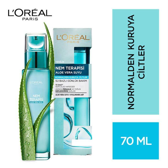 L'Oréal Paris Nem Terapisi Aloe Vera Suyu Normalden Kuruya Ciltler 70 ml