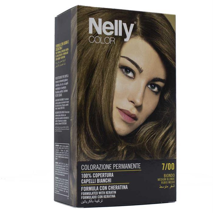 Nelly Color Hair Dye Medium Blonde 7/00- Orta Sarı Saç Boyası 7/00